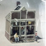 Woodland Scenics M111 Mini-scene Floyd's Barber Shop Kit. Fixed Price $25.00.