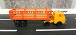 Tyco Trailer & Cab H935-3 Orange Stake Bed Cattle Truck Ho Scale. Fixed Price $8.50.