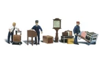 New Woodland Scenics Depot Workers & Accessories Ho Train Figures A1909. Fixed Price $23.49.