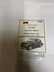 Williams Brothers 53100 Ho Ford Deluxe Sedan Plastic Kit 1939. Fixed Price $9.34.