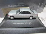 Herpa Mb Promo Mercedes 600 Sel In Silver - Model Is Plastic Ho Or 1:87 Scale. Fixed Price $16.99.