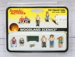 Woodland Scenics Accents A1845, Full Figured Folks, Fatties, Ho Scale. Fixed Price $11.95.