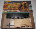 Athearn Scale Undecorated Black Hopper Car Kit #1749. Fixed Price $11.99.