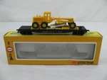 Vintage Cox Ho Black Atsf 94138 Santa Fe Flat Car W/ Road Grader #6150-5 Ex. Fixed Price $19.99.