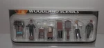 Woodland Scenics Ho 1:87 Scale Depot Workers & Accessories #A1909 Nip. Fixed Price $14.99.