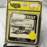 Woodland Scenics D247 Ho Scale Details - Federal Dump Truck Nip. Fixed Price $22.00.