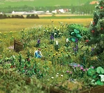 Busch Ho Scale Overgrown Flower Garden/farm Plot - Kit. Fixed Price $29.19.
