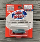Classic Metal Works 1/87 Ho 1953 Ford Customline Station Wagon Glacier Blue F/s. Fixed Price $7.25.