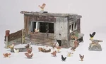 Woodland Scenics 215 Ho Scale Details(r) -- Chicken Coop Kit. Fixed Price $22.99.