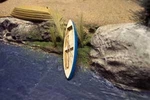 Osborn Model Kits 1006 Ho 16' Wooden Canoe. Fixed Price $10.82.