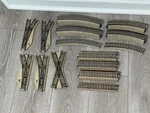 M Rklin Ho Railroad Track: Switches, Cross, Curves, Straight, Bridges, Portal. Fixed Price $65.00.
