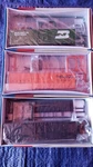 3 Walthers Burlington Northern D&rgw Boxcars 50' Ho Scale Train. Fixed Price $30.00.