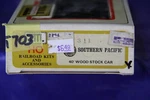 703 708-TRAIN Miniature 40' Wood Stock Car Southern Pacific 2554. Fixed Price $12.00.