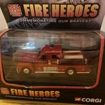 2002 Corgi Fire Heroes 1951 Seagrave Sedan Pumper San Francisco Department. Fixed Price $6.00.