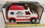 New Vintage 1992 Tonka Electronic Rescue Van Ambulance Fire CO.6 Steel #92006. Fixed Price $99.00.