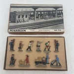 Vintage Marklin Ho 0202 - 404 Gb Train Station Figurines 1950. Fixed Price $139.99.
