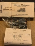 Ho Jordan Highway Miniatures 1928 Mode Ford Sedan New Kit 360-236 Nos. Fixed Price $15.00.