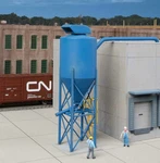 Walthers Ho Scale Particulate Cyclone Modern Industrial Park 933-4087. Fixed Price $18.47.