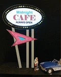 Miller Engineer Oval Multi-graphic Animated Sign Ho-scale Lights W/6 Overlays. Fixed Price $26.99.