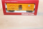 Ho Scale Mantua, 41' Stock Car, Union Pacific, Yellow, #41906. Fixed Price $24.00.