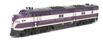 Broadway N-scale 8761 Emd E7A, Acl 536, Purple & Silver, PARAGON4 Sound/dc/dcc. Fixed Price $249.90.