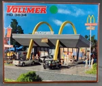 Vollmer 3634 Scale Mcdonald's Restaurant W/mcdrive Nib! HO4113. Fixed Price $64.71.