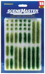 Walthers Ho Scale Scenery Kit Grass Tufts & Strips 18 Each Summer. Fixed Price $15.29.