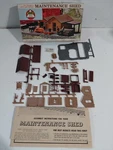 Ahm 5852 Ho Gauge Model Railroad Scenery Maintenance Shed Kit W/box. Fixed Price $20.00.