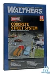 New Walthers Concrete Street System Kit Complete Set:ho Scale Free Us Ship. Fixed Price $29.99.