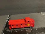 Santa Fe Ho Scale Caboose Atsf 999199 Red Painted Plastic Model 5IN. Fixed Price $5.00.