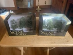 Boxes Of All Scale Bachmann Scene Scapes 32009 3"-4" Sycamore Trees Piece. Fixed Price $31.00.