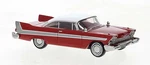 Brekina Ho 1958 Plymouth Fury Assembled Red, Gray, White 19675. Fixed Price $29.98.