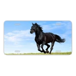 Custom Personalized License Plate Auto Car Tag Design With Beautiful Black Horse. Fixed Price $13.95.