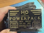 Louis Marx & Co No. 6020 Toy Transformer Ho Powerpack Tested. Fixed Price $30.00.