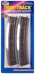 Atlas Ho Scale True-track W/ Roadbed 22" Radius Curve 4-PACK Model Train. Fixed Price $9.99.