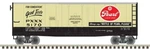 Atlas Trainman 50006498 40' Plug Door Boxcar Pearl Lager Rd# 5182. Fixed Price $24.00.