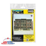 Woodland Scenics 11400 Townhouse Flats - 3 Fronts Scale Kit Dpm Landmark New. Fixed Price $17.99.