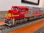 Athearn Genesis SD75M #207 With Dcc Tsunami Oem Sound. Fixed Price $225.00.