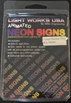Miller Engineering Large Barber Pole Animated Neon Sign Kit #8081 - Nib. Fixed Price $33.00.