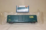 Athearn Ho Scale 60' Fmc High Cube Box Car Csxt 166652 #90571. Fixed Price $43.99.