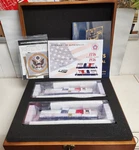 Rapido 40560 Western Pacific GP40 Bicentennial Set W/ Dcc Loksound & Wood Case. Fixed Price $679.95.