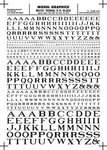 Woodland Scenics Railroad Roman Letters Black Dry Transfer Decals MG701. Fixed Price $8.99.