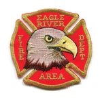 Eagle River Area Fire Department Patch Wisconsin Hat Size Small. Fixed Price $7.95.