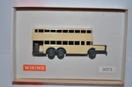Wiking N-scale 1:160 Nr. 9373 Berliner Double Deck Bus W/decals -new W/box. Fixed Price $14.39.