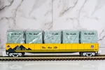 Mth Denver & Rio Grande Gondola Car W/ Lcl Containers 4025 Premier Scale. Fixed Price $160.00.