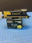 37-112 Kato NW2 Santa Fe Locomotive Ho Scale Atsf 1217. Fixed Price $125.00.