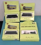 Bachmann Ho John Bull Lot (1) Locomotive Tender #41-525 & (3) Coach #43-1060. Fixed Price $90.00.