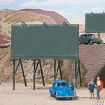 Walthers 933-3133 Ho Scale Plain Billboards Kit (pack Of 2). Fixed Price $12.99.