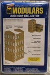 Walthers 933-3727 Ho Scale Modulars Large Door Wall Section Building Kit. Fixed Price $9.99.