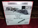 Walthers Slag Car, 3-PACK Ho Gauge, 932-3141. Fixed Price $89.99.